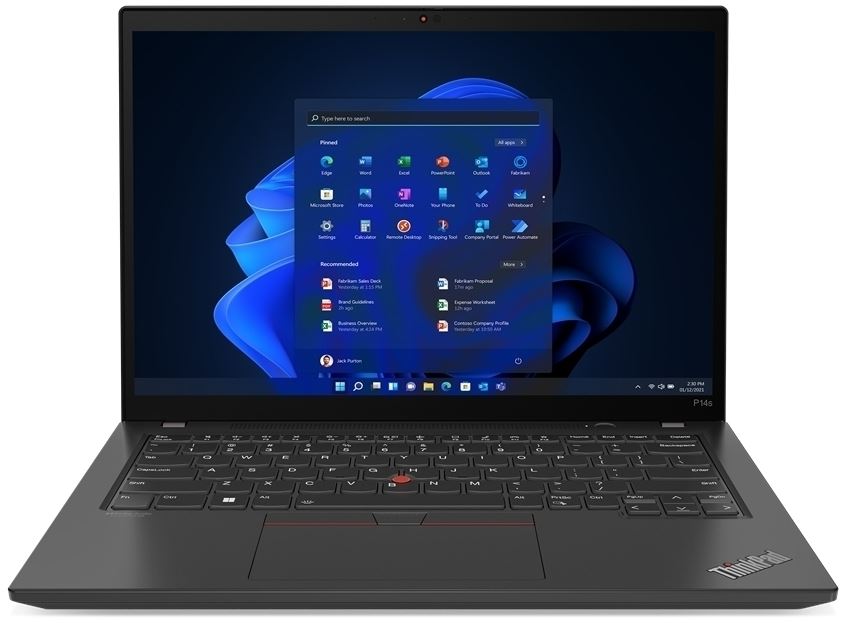 Lenovo Thinkpad P14s gen4 13th gen Notebook i7-1360P 5.0GHz 16GB 1TB 14" WUXGA RTX A500 4GB BT 3G Win 11 Pro