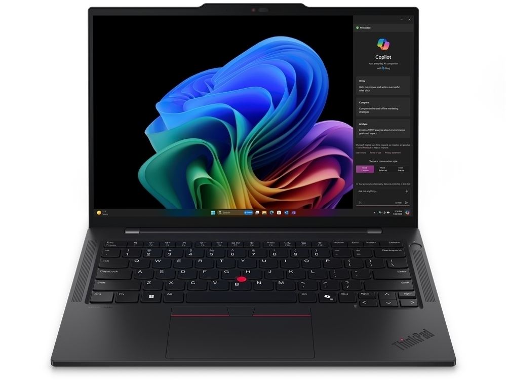 Lenovo Thinkpad T14s gen6 Snapdragon Notebook Snapdragon X Elite 3.4GHz 32GB 1TB 14" WUXGA Adreno X1-85 BT Win 11 Pro
